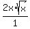 2x%2Asqrt%28x%29%2F1