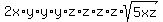 2x%2Ay%2Ay%2Ay%2Az%2Az%2Az%2Az%2Asqrt%285xz%29
