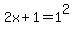 2x%2B1=1%5E2