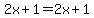 2x%2B1=2x%2B1