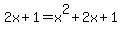 2x%2B1=x%5E2%2B2x%2B1