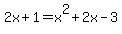 2x%2B1=x%5E2%2B2x-3