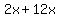 2x%2B12x