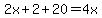 2x%2B2%2B20=4x