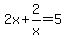 2x%2B2%2Fx=5