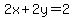 2x%2B2y=2