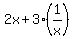 2x%2B3%281%2Fx%29