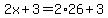 2x%2B3=2%2A26%2B3