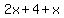 2x%2B4%2Bx