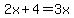 2x%2B4=3x