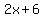 2x%2B6