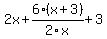 2x%2B6%28x%2B3%29%2F2x%2B3
