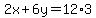 2x%2B6y=12%2A3