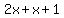 2x%2Bx%2B1+