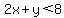 2x%2By%3C8