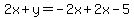 2x%2By=-2x%2B2x-5