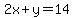 2x%2By=14