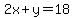 2x%2By=18