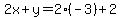 2x%2By=2%28-3%29%2B2
