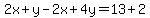 2x%2By-2x%2B4y=13%2B2