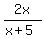 2x%2F%28x%2B5%29