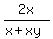 2x%2F%28x%2Bxy%29