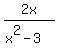 2x%2F%28x%5E2-3%29