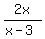 2x%2F%28x-3%29