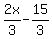 2x%2F3+-15%2F3%29