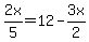 2x%2F5=12-3x%2F2