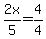 2x%2F5=4%2F4
