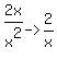 2x%2Fx%5E2+-%3E+2%2Fx