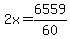 2x=6559%2F60