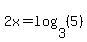 2x=log%283%2C%285%29%29