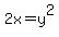 2x=y%5E2