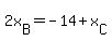 2x%5BB%5D=-14%2Bx%5BC%5D