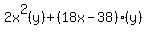 2x%5E2%28y%29%2B%2818x-38%29%28y%29