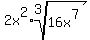 2x%5E2%2Aroot%283%2C+16x%5E7%29