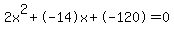 2x%5E2%2B-14x%2B-120+=+0