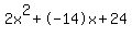2x%5E2%2B-14x%2B24