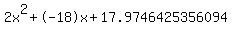 2x%5E2%2B-18x%2B17.9746425356094