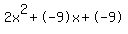 2x%5E2%2B-9x%2B-9