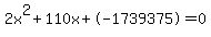 2x%5E2%2B110x%2B-1739375+=+0
