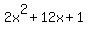 2x%5E2%2B12x%2B1