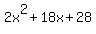 2x%5E2%2B18x%2B28