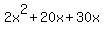 2x%5E2%2B20x%2B30x