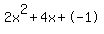 2x%5E2%2B4x%2B-1