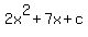2x%5E2%2B7x%2Bc