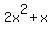 2x%5E2%2Bx