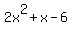 2x%5E2%2Bx-6